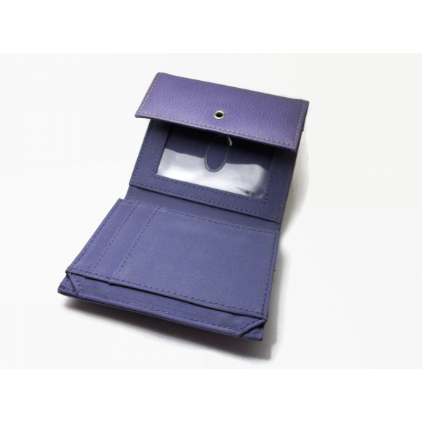 Liz Claiborne Trifold Wallet Purple Vinyl Women's Wallet Accessory