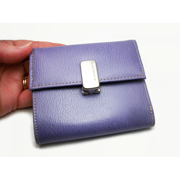Liz Claiborne Trifold Wallet Purple Vinyl Women's Accessories for Women