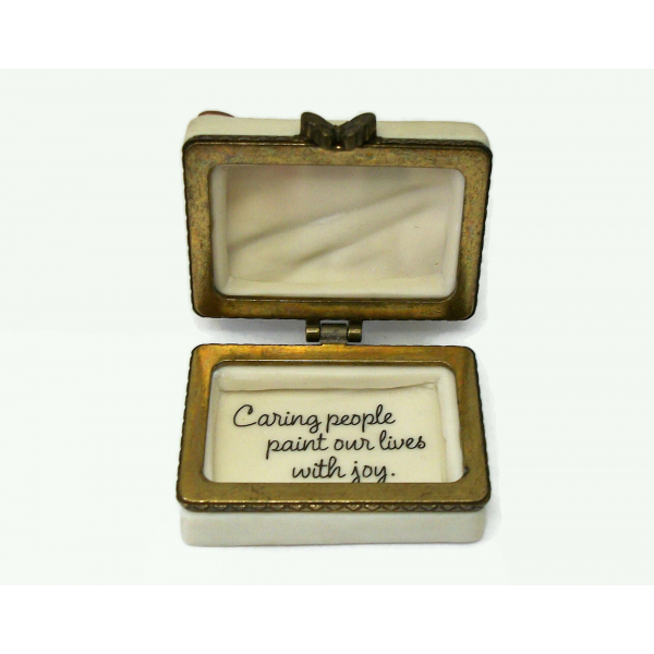 Vintage Marjolein Bastin Tiny Ceramic Trinket Box  Gift for Friend
