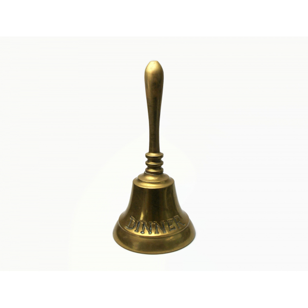 Vintage Brass Dinner Bell