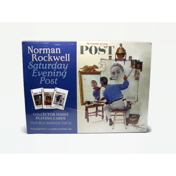 Norman Rockwell Collector Series Playing Cards Double Bridge Deck New NIB