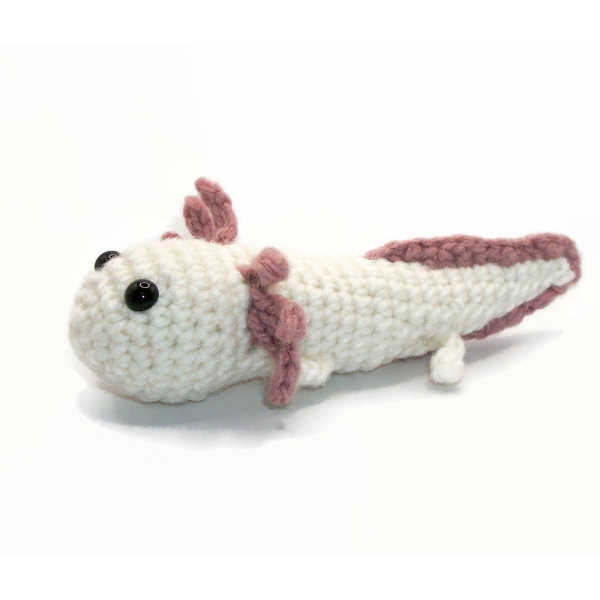 Amigurumi Axolotl Plushie 6 inch Crochet Axolotl Plushie Small Stuffed Animal