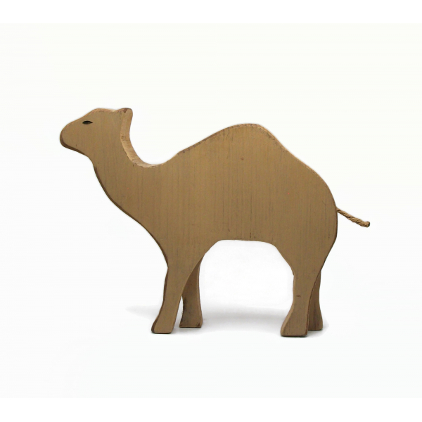 Vintage Rustic Wood Camel Animal Figurine Wooden Rustic Home Decor