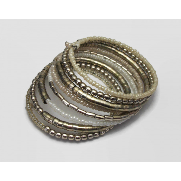 One Piece Stackable Bangle Bracelet Connected 9 in 1 Bangle