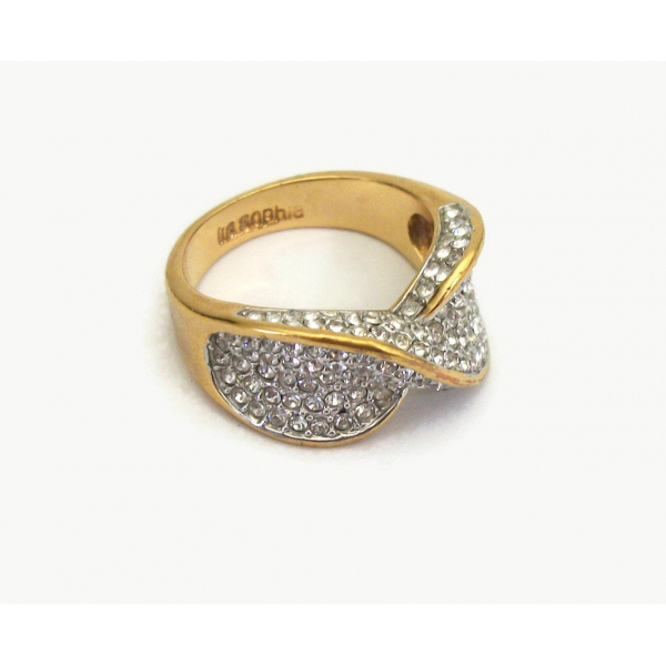 Lia Sophia pave rhinestone women's ring size 9