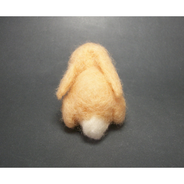 Needlefelted Bunny Soft Sculpture Small Needle Felted Rabbit Handmade