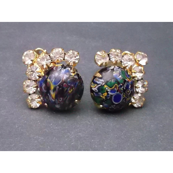 Vintage Juliana Delizza & Elster Clip on Earrings