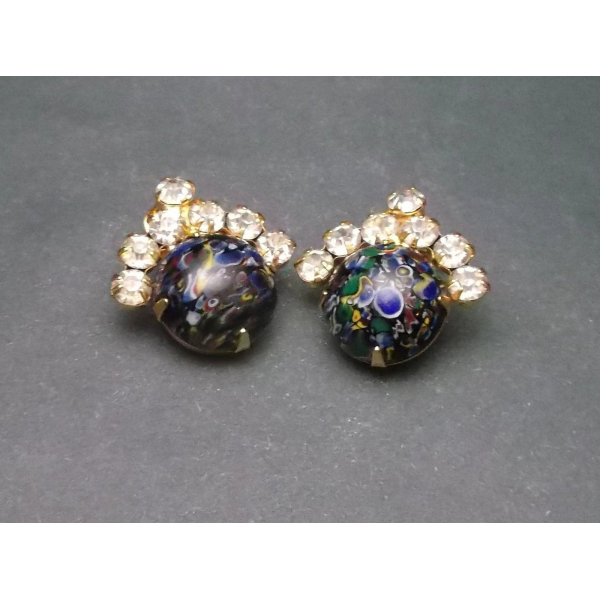 Vintage Juliana Delizza & Elster Clip on Earrings