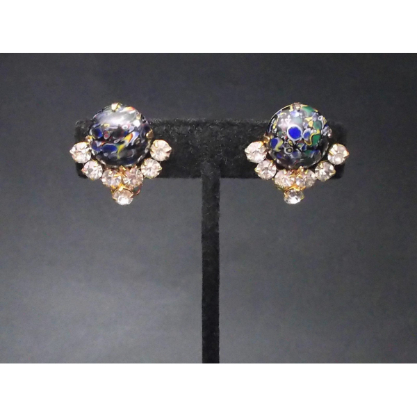 Vintage Juliana Delizza & Elster Clip on Earrings