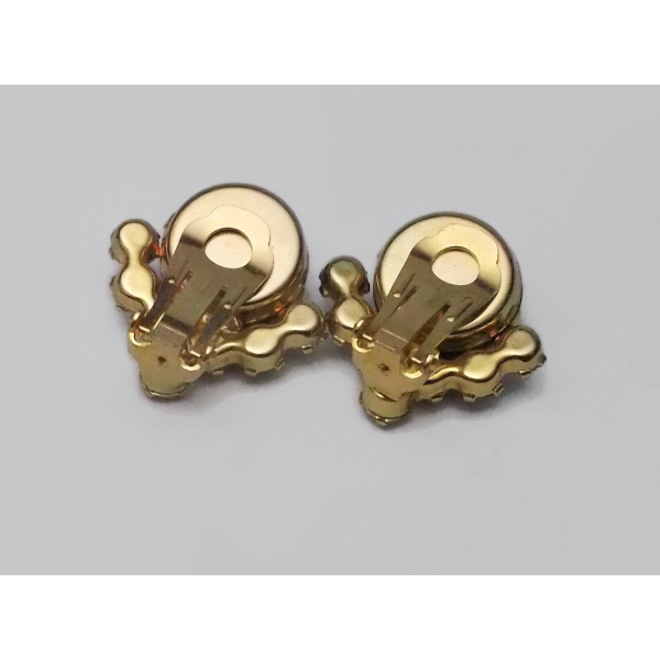 Backs of Vintage Juliana Delizza & Elster Clip on Earrings