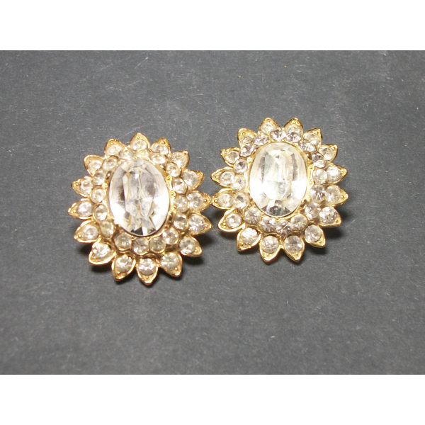 Wedding earrings clip on