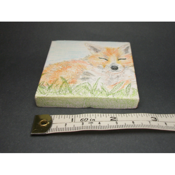 Miniature fox artwork