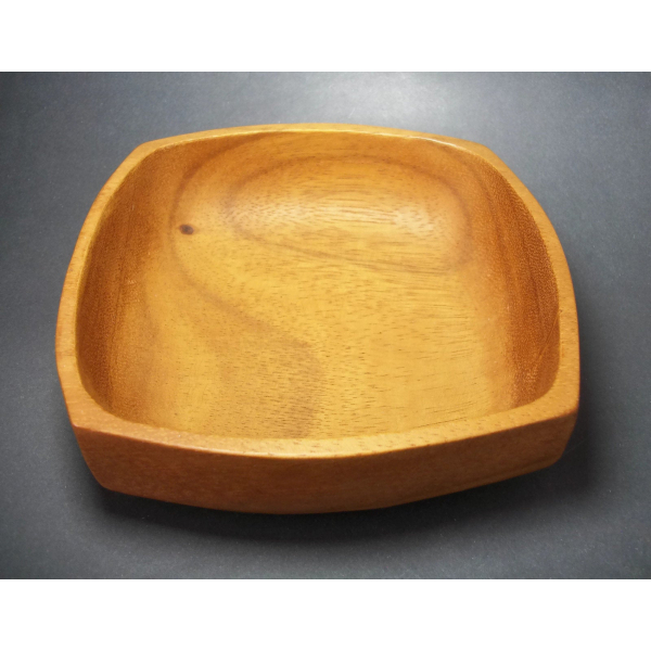 Swedish Scandinavian square wood bowl
