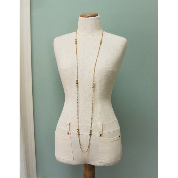 Extra Long Gold Chain Necklace for Layering
