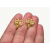 Vintage Black Hills Gold 10K and 1/20 12KGF Grape Leaf Clip on Earrings