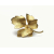 Vintage Gold Leaf Brooch Lapel Pin Textured Gold Metal Detailed Autumn Fall Leaf