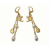 Vintage Sailfish and Oyster Shell Pearl Drop Earrings Long 3 1/2 inch Gold Nautical Beach Dangle Earrings for Pierced Ears Vintage Sailfish and Oyster Shell Pearl Drop Earrings Long 3 1/2 inch Gold