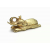 Vintage Miniature Gold Metal Elephant Trinket Box Novelty Tiny Decorative Box