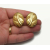 Vintage Textured Gold Monet Clip on Earrings Oval Vintage Monet Clip on Earrings Textured Gold Oval