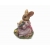 Bunny Rabbit and Baby Figurine Miniature Collectible Anthropomorphized Animals