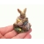 Bunny Rabbit and Baby Figurine Miniature Collectible Easter Decoration Decor