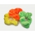 Velvet Hair Scrunchy Set of Three Scrunchies Summer Neon Orange Yellow Green