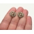 Elegant Vintage Marcasite Screw Back Clip on Earrings with Small Pearl Accent