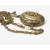 Vintage Signed 1928 Oval Gold Filigree Floral Locket Pendant Necklace