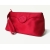 Oscar de la Renta Red Clutch Wristlet Cosmetics Bag Christmas Evening Bag