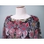 Coco Bianco Women's Blouson Shirt Blouse Floral Kimono Sleeves Size M Flowy