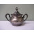 Antique Late 1800s Van Bergh Quadruple Silver Plate Tea Service Set Teapot Sugar Bowl Creamer Waste Bowl Tarnished Etched Silver Victorian Antique Late 1800s Van Bergh Quadruple Silver Plate Tea Service Set