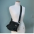 Nuovedive Black Leather Handbag Shoulder Bag Crossbody Bag Made in Italy