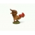 Miniature Plastic Rooster Figurine Made in Italy Tiny Small Animal Dollhouse