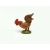 Vintage Miniature Plastic Rooster Figurine Made in Italy Tiny Dollhouse Mini