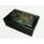 Vintage Black Lacquer Box with Asian Scene on Lid 3 1/2" x 5 3/8" Trinket Jewelry Keepsake Box Home Decor Vintage Asian Themed Lacquer Box Trinket Jewelry Keepsake Box Home Decor