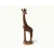 Vintage Hand Carved Wood Giraffe Figurine Statuette Sculpture Made in Africa 8"