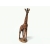 Vintage Hand Carved Wood Giraffe Statuette Figurine Sculpture African Art 8 inch