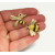 Vintage Gerry's Bee Scatter Pins Gold & Enamel Brooch Set Honeybees Stinging Bee
