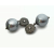 Vintage Silver Gray Ball Drop Clip on Earrings Chunky Bead Dangle Earrings