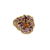 Vintage Signed Nolan Miller Pansy Brooch Floral Flower Pin Gold with Purple Ston