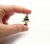 Vintage Tiny Christmas Pin Mini Enamel Christmas Tree Brooch Miniature Small 1950s Mid Century Vintage Tiny Christmas Pin Mini Enamel Christmas Tree Brooch Miniature 1950s