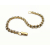 Vintage 7 inch Rhinestone Tennis Bracelet Gold Prong Set Rhinestones