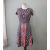 Vintage BCBG Max Azria Kayla Dress Geometric Knit Dress Size S Small Orange Navy