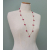 Vintage Banana Republic Necklace Gold Chain with Fuchsia Pink Magenta Bead Clusters 31.5 to 33.5 inches Long Layering Necklace Banana Republic Necklace Gold Chain with Fuchsia Bead Clusters 31.5 to 33.5 inch