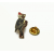 Pileated Woodpecker Enamel Pin 24K Gold Plated Bird Tie Tack Lapel Pin 2005