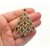 Vintage Signed Eisenberg "Cut Your Own" Christmas Tree Brooch Gold & Rhinestones