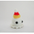 Amigurumi Ghost with Candy Corn Hat Small Crochet Ghost Halloween Decor