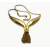 Vintage Gold Royal Tassel Necklace Signed Avon 1972 1970s Bib Necklace Choker