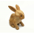 Hand Carved Wood Rabbit Bunny Signed and Dated by Artist 2011 Judy Derench