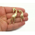 Vintage Gerry's Giraffe Scatter Pins Big and Little Mother and Baby Giraffe Brooches Gold with Green Rhinestone Eyes Vintage Gerry's Giraffe Scatter Pins Mother and Baby Giraffe Brooch Set
